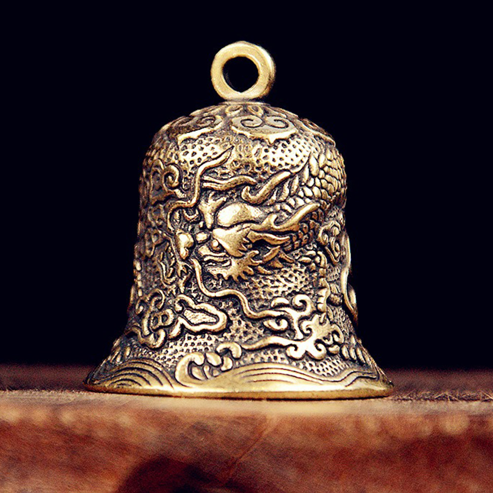 New Vintage Brass Bell Carved  - Vintage Collectible Bells 评论和价格
