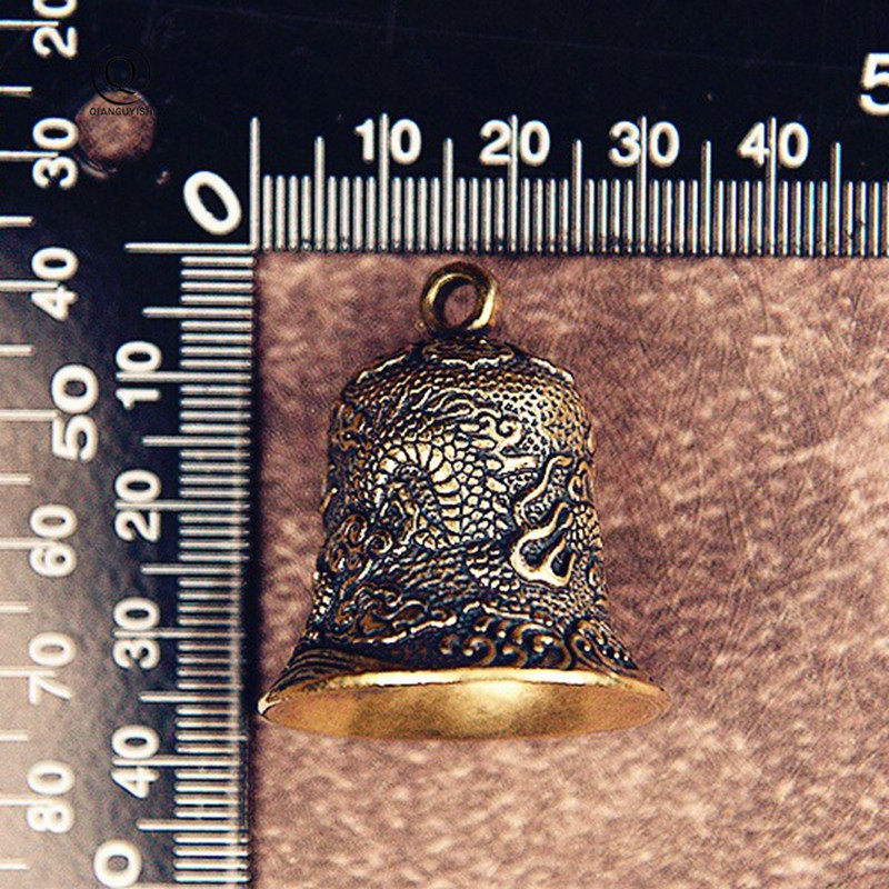 Vintage Brass Bell Carved Drag - Vintage Collectible Bells 评论和价格