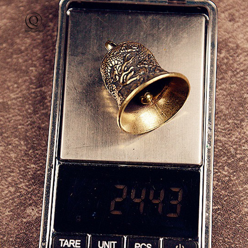 Vintage Brass Bell Carved Drag - Vintage Collectible Bells 评论和价格