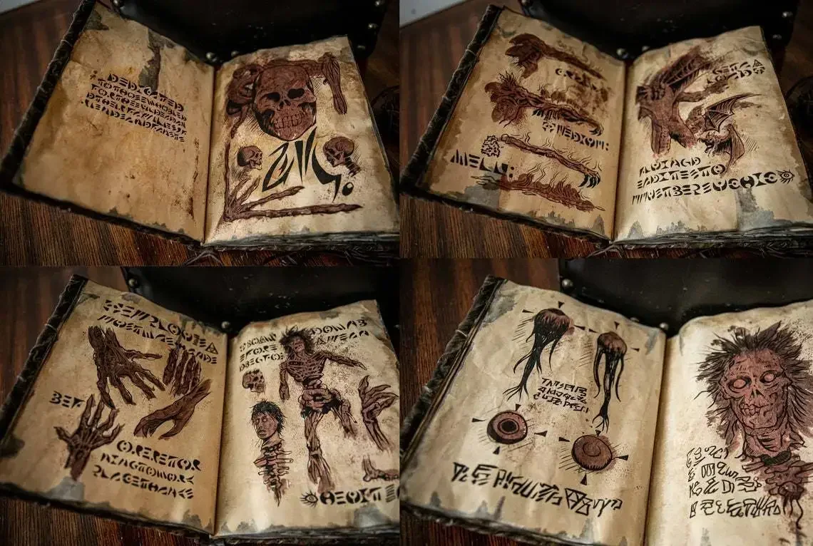 Vintage Necronomicon - Dark Ma - Vintage Collectible Books 评论和价格