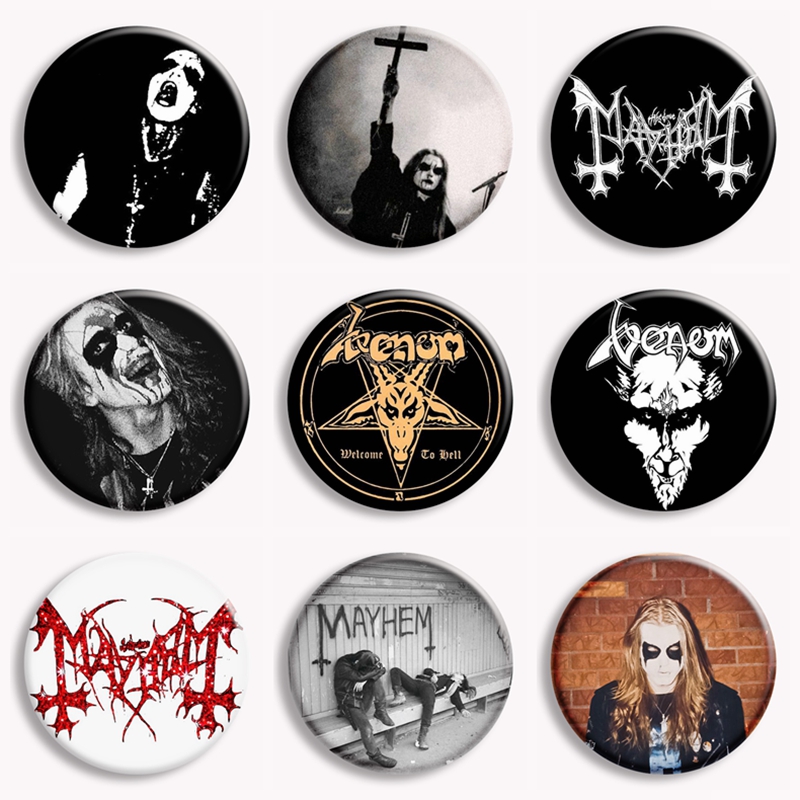 Rock Mayhem Band Soft Button P - Vintage Collectible Pins 评论和价格