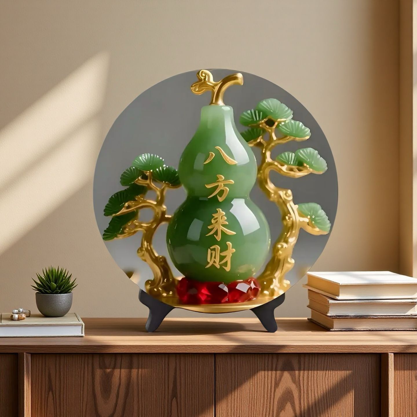 Natural Jade Gourd Figurine Ho - Vintage Collectible Christmas Ornaments 评论和价格