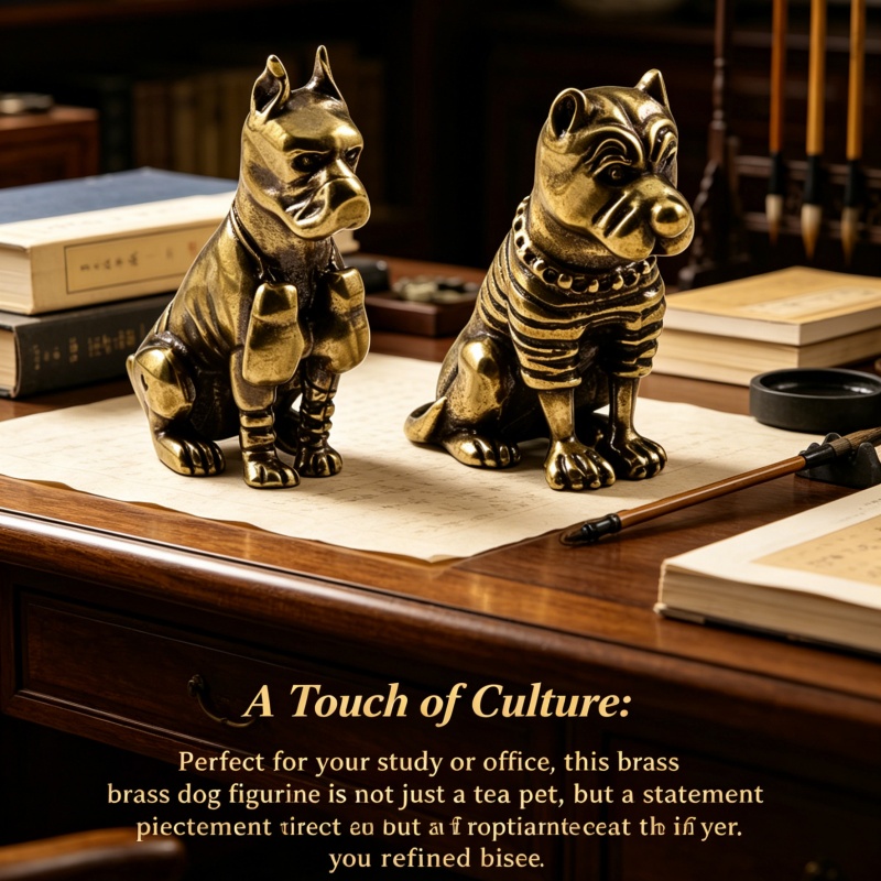 Vintage Solid Brass Pitbull Bu - Vintage Collectible Christmas Ornaments 评论和价格