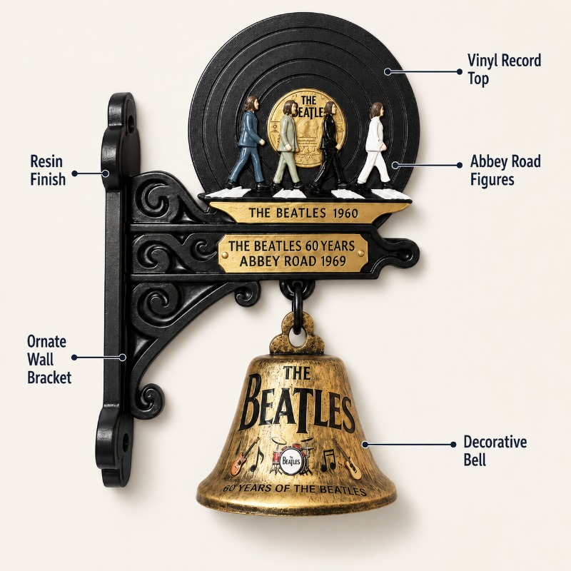 The Beatles Abbey Road Wall Ha - Vintage Collectible Bells 评论和价格