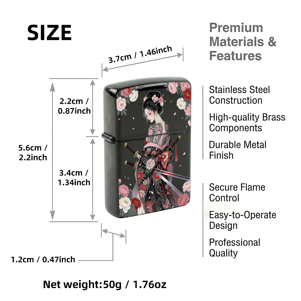 Flip Top Lighter Japanese Geis - Vintage Collectible Lighters 评论和价格