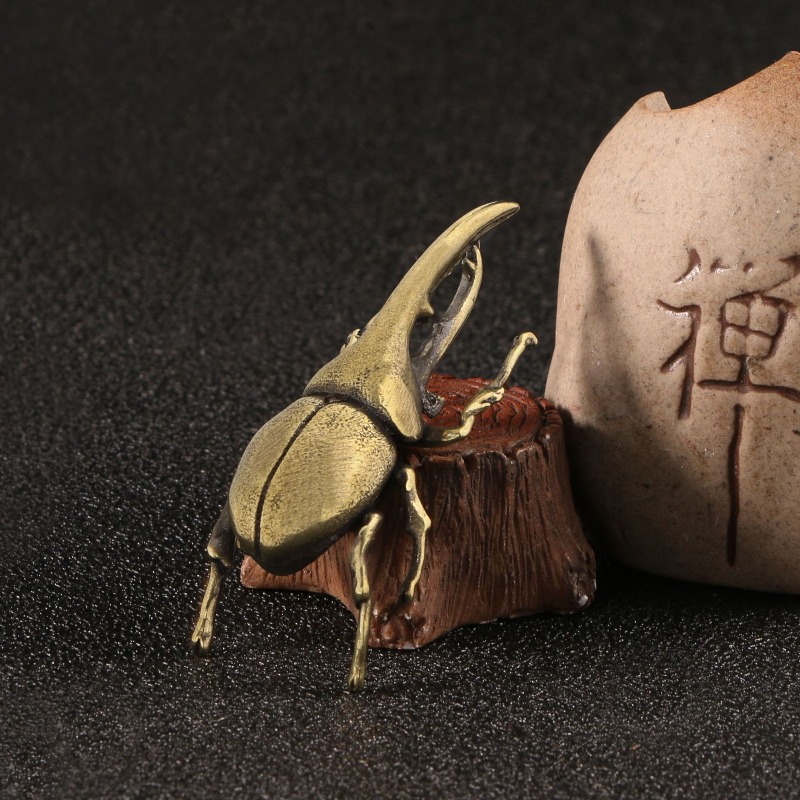 1PC Solid Brass Carved Hercule - Vintage Collectible Christmas Ornaments 评论和价格