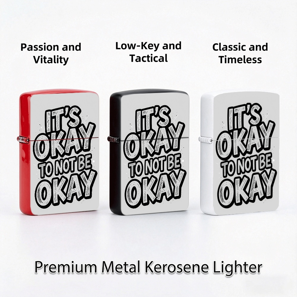 Flip Top Lighter It's Okay To  - Vintage Collectible Lighters 评论和价格