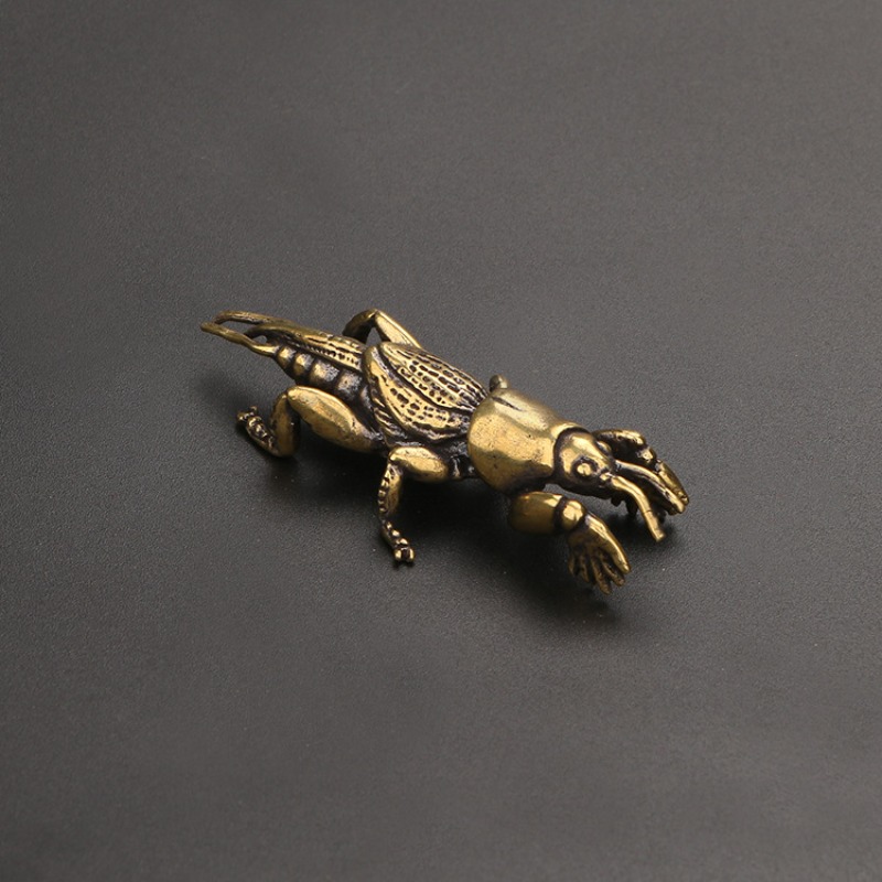 1 PC Solid Brass Carved Mini I - Vintage Collectible Christmas Ornaments 评论和价格