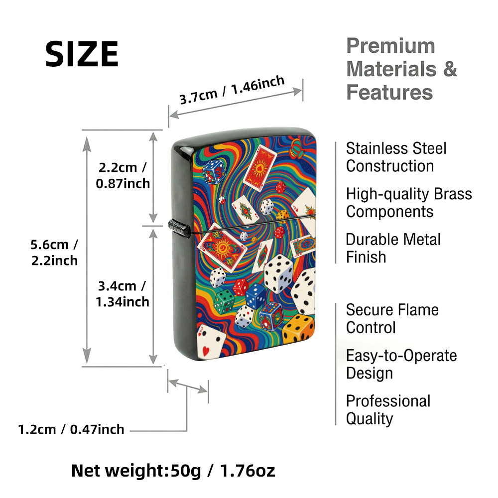 Flip Top Lighter Poker Cards D - Vintage Collectible Lighters 评论和价格