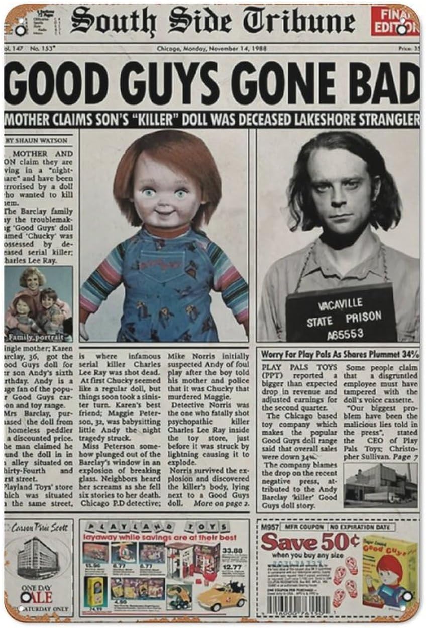 Child S Play 1988 Newspaper Po - Collectible Vintage Newspapers 评论和价格